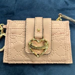 NWT Juicy culture pink card holder